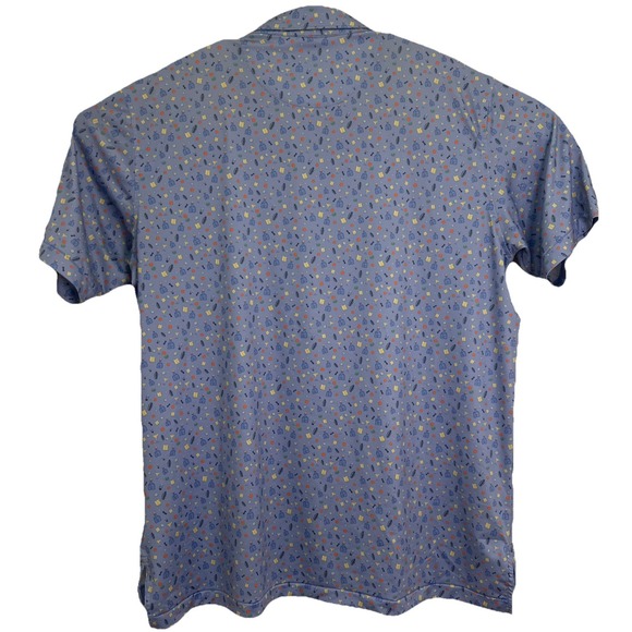 Peter Millar Summer Comfort Golf Polo Men's XL Cocktail Tequila "The Boulders" - Picture 2 of 5